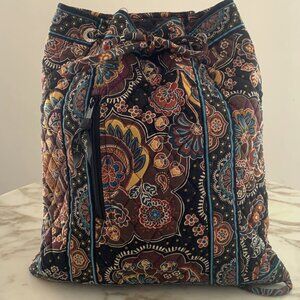 Vera Bradley Java Blue String Backpack